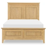 Complete Panel Bed Full 4/6 Natural Hickory Youth Beds Brown 11