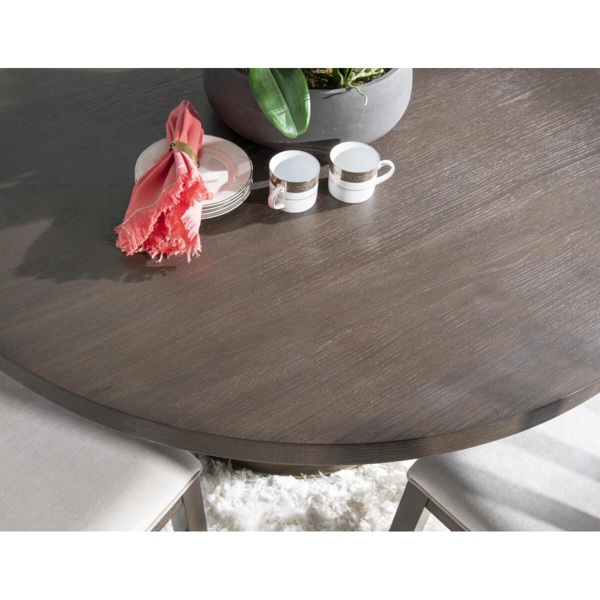Complete Round Dining Table Dining Tables Brown 11