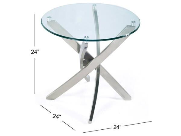 Zila Round End Table - Image 3