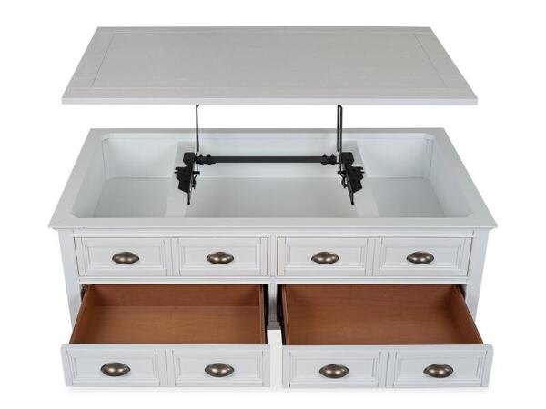 Heron T4400-50 Lift Top Storage Cocktail Table w/Casters - Image 8
