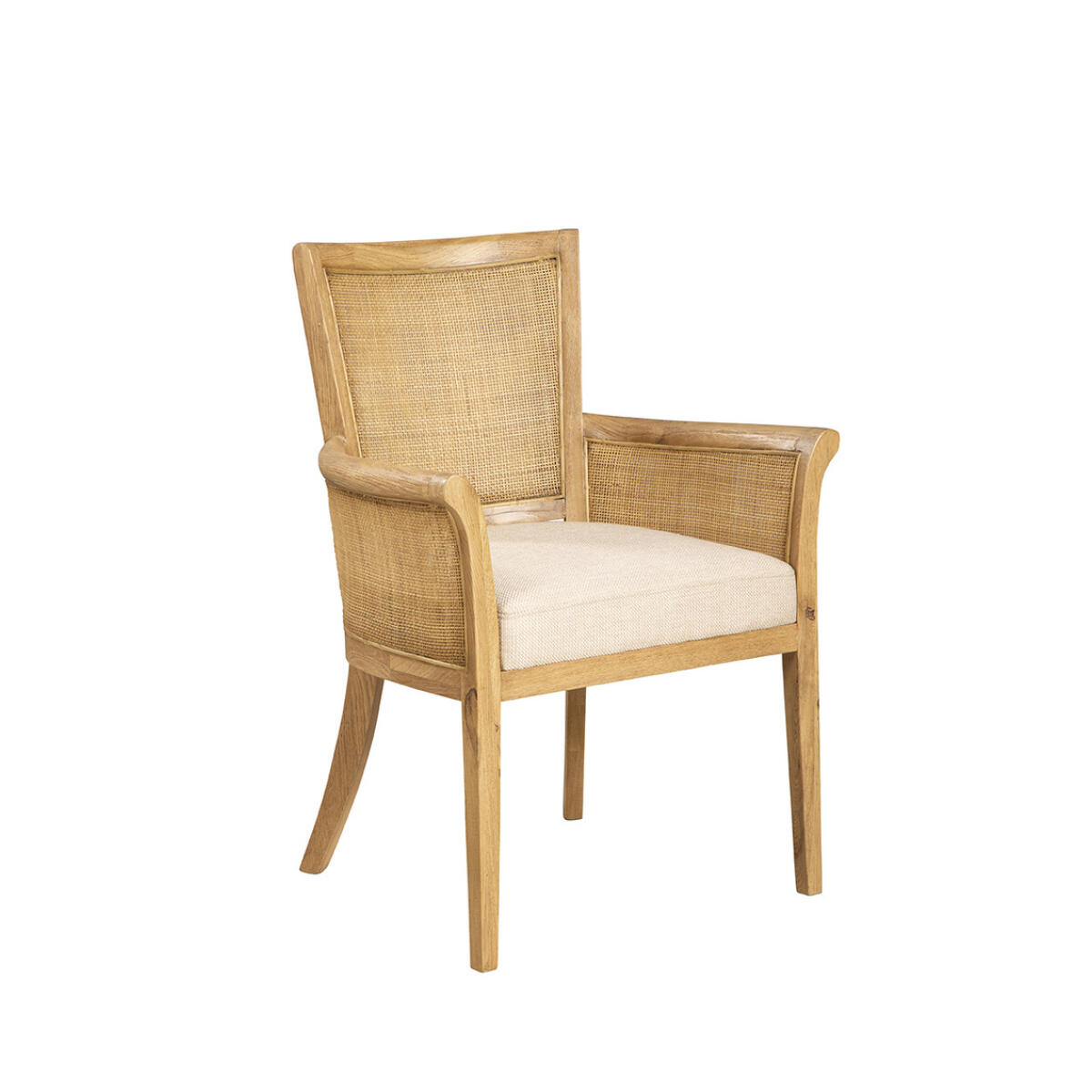 Natural Gimble Arm Chair - Image 2