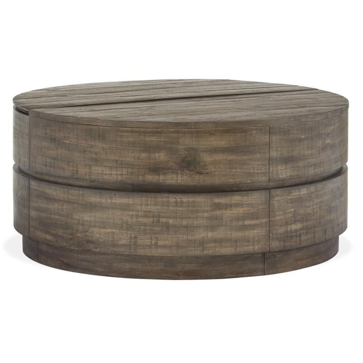 Baisden T5194-57 Round Lift Top Cocktail Table w/Casters - Image 2