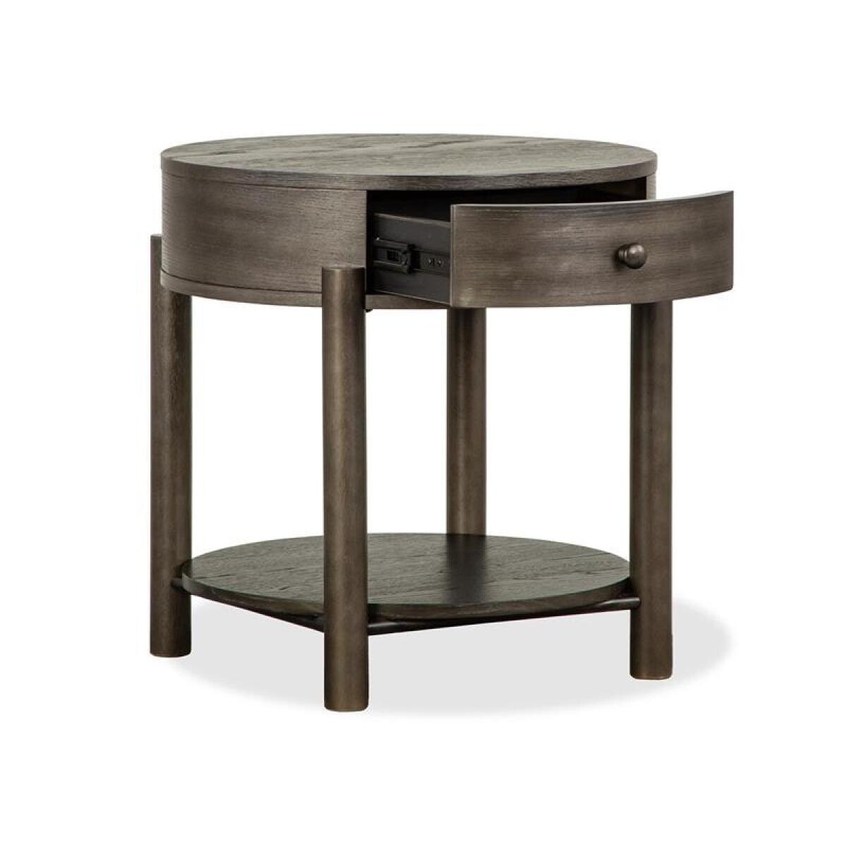 Hadleigh Black Round End Table - Image 6
