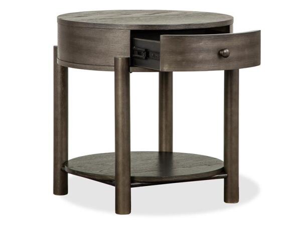 Hadleigh Black Round End Table - Image 6