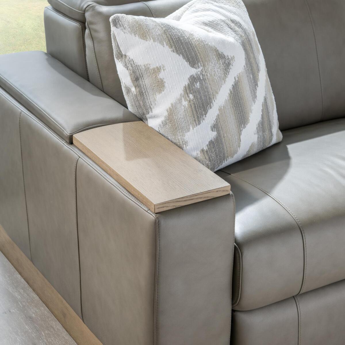 Raf P2 Pop Out In Front Of Arm, Power Grommet, Ipad Holder, One 20″ Pillow Sectionals Gray 7