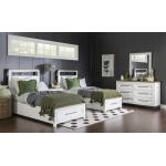 Complete Metalwork Panel Bed W. Storage Footboard, Twin 3/3 Youth Beds Legacy Classic Furniture 14