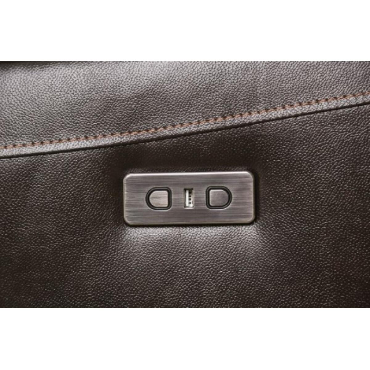 Gorgius Power Loveseat Loveseats Brown 7