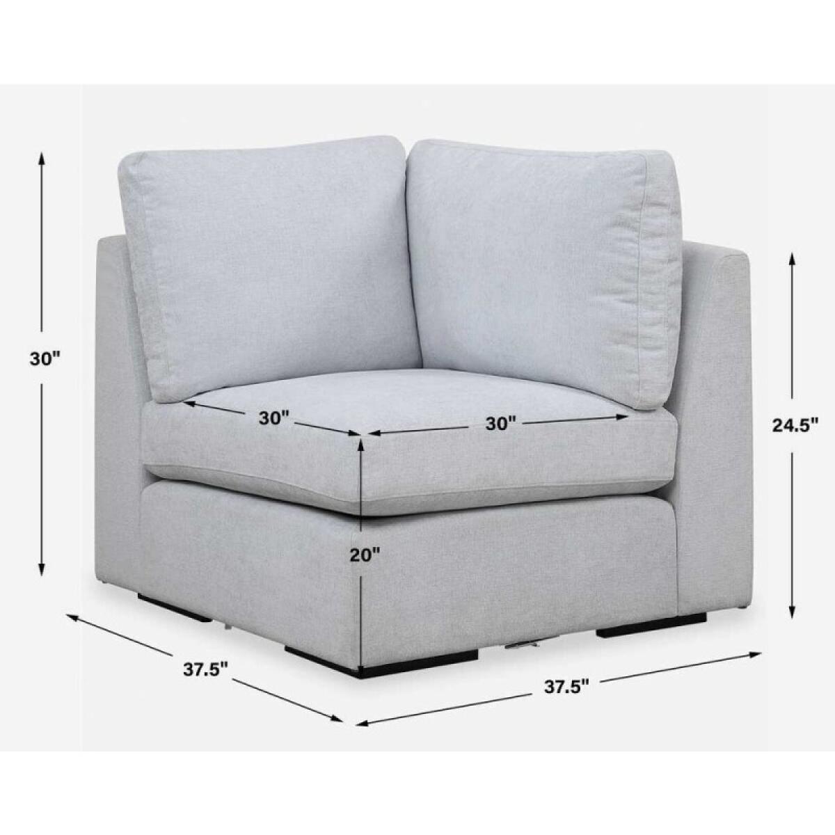 Refuge Sofa, Corner, Cloud Blue - Image 6