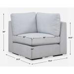 Refuge Sofa, Corner, Cloud Blue - Image 6