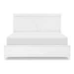 Complete Upholstered Bed Queen 5/0 White Finish Beds Beds 10