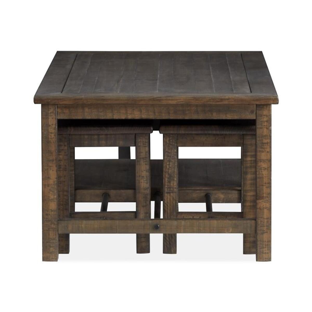 Smithton Rectangular Cocktail Table w/2 Stools - Image 12