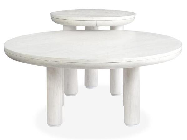 Sunset Cove - White Nesting Cocktail Table w/Casters - Image 3