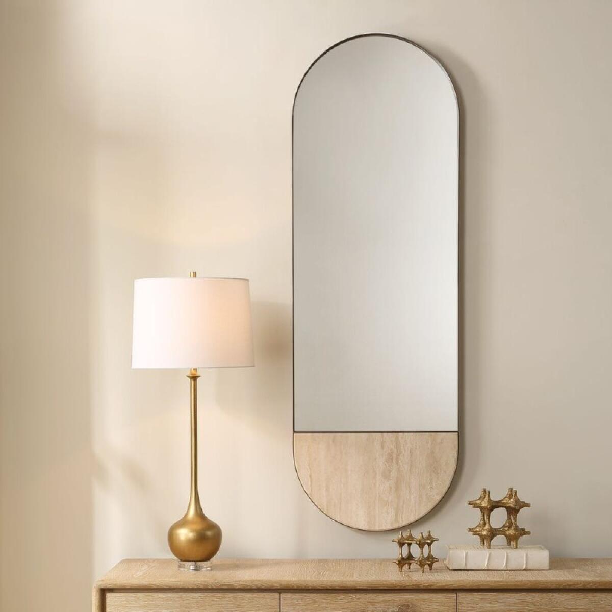 Russo Tall Oval Mirror - Image 3