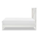Complete Panel Bed Full 46 White Finish Youth Beds Aged White 14
