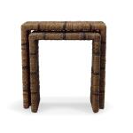 Fox Woven Nesting Tables Table Sets Brown 10