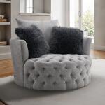 Sofi Button Tufted Swivel Chair