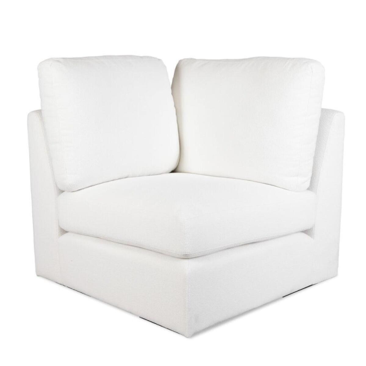 ab4c95aaf08ac85b4e70526f38c68452 Refuge Sofa, Corner, Arctic White - Image 1