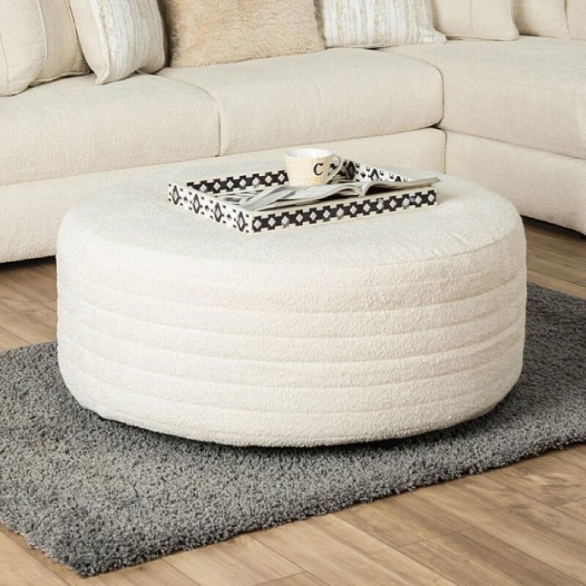 Newberg Ottoman Ottomans & Poufs Cream 4