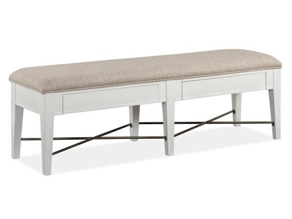 Heron D4400-68 Bench w/Upholstered Seat - Image 4