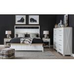 Complete Two Tone Panel Bed Ca King 6/0 - Image 5