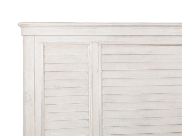 Newport Complete King Shutter Panel Bed Beds Alabaster 13
