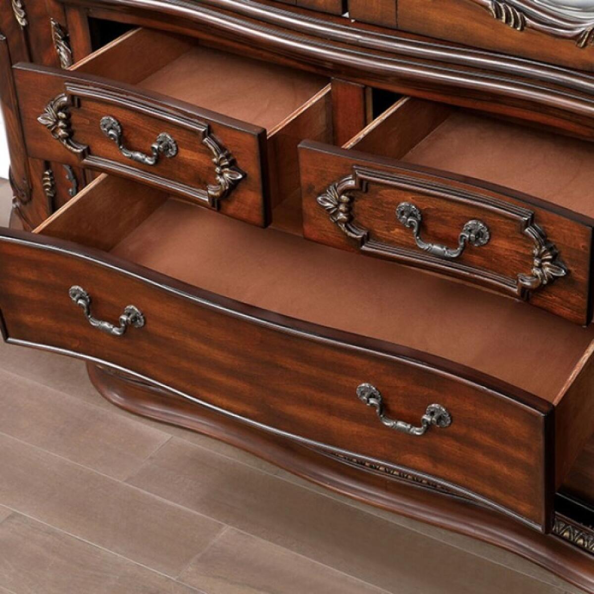 Normandy Hutch & Buffet Dining Storage Brown 10
