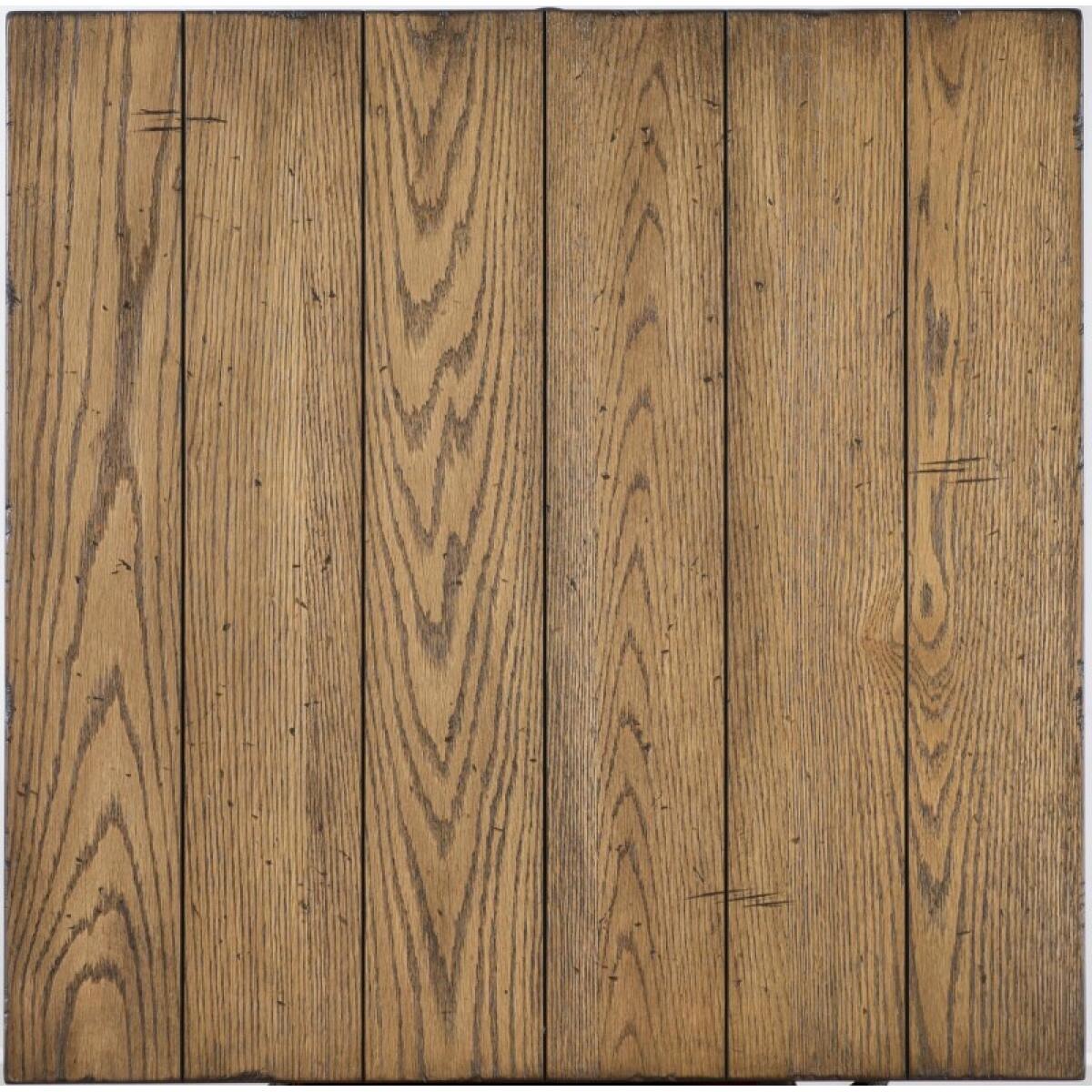 Vintage Market AT Turned Leg Console Storage Table 4 Drw Barnwood Oak CLH4010-706 - Image 6