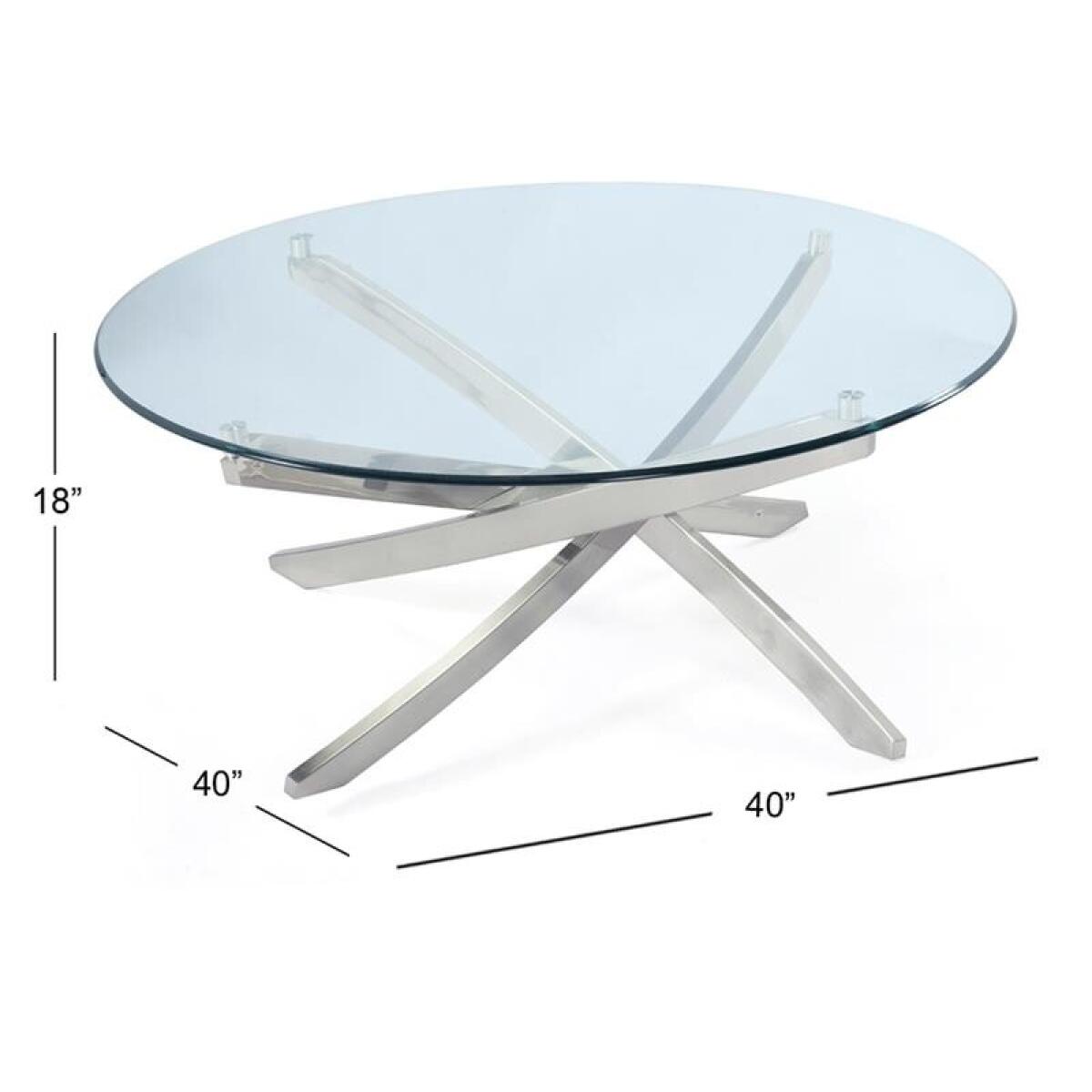 Zila T2050-45 Round Cocktail Table - Image 3