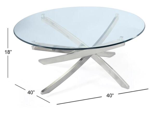 Zila T2050-45 Round Cocktail Table - Image 3
