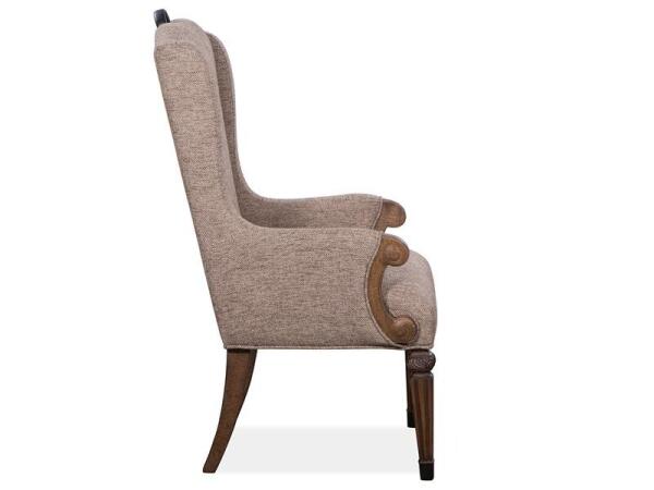 Durango Upholstered Host Arm Chair (2/ctn) Chairs & Benches Brown 12