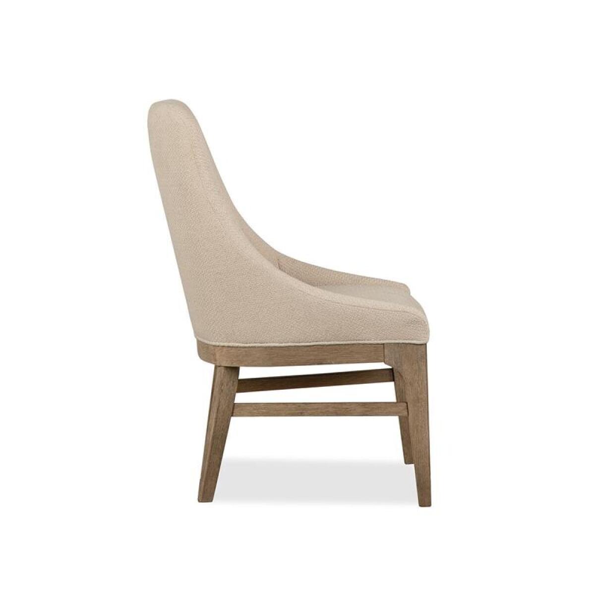 Tristan - LT. Brown Dining Arm Chair w/Upholstered Seat & Back (2/ctn) - Image 9