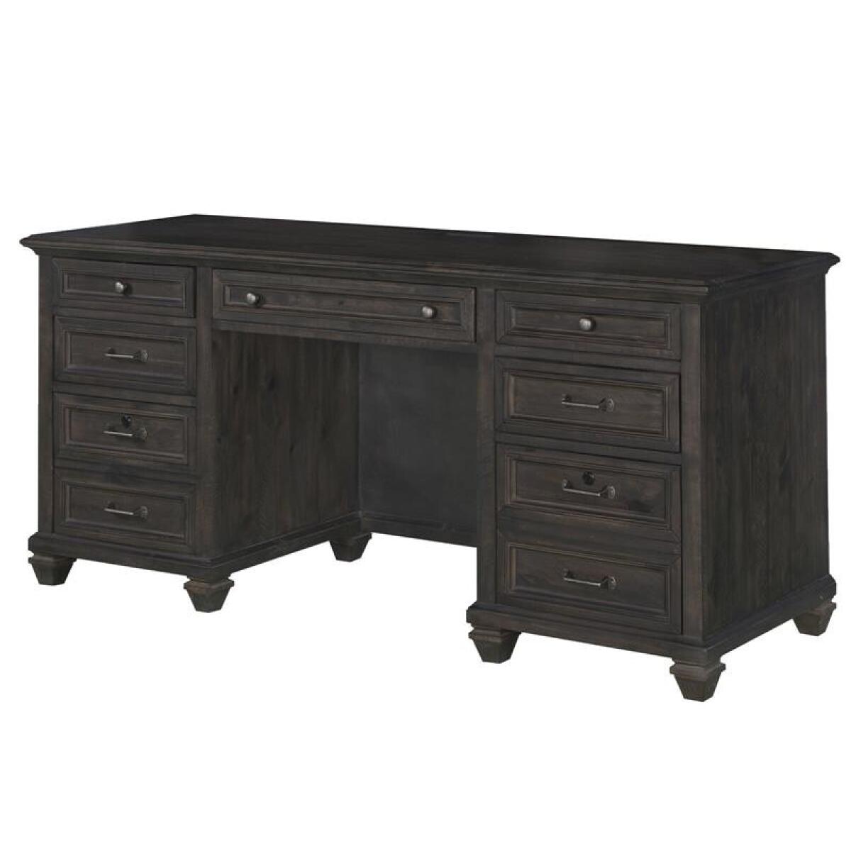 Sutton Place Credenza Office Storage Brown 6