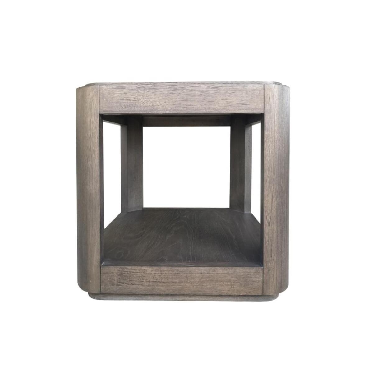 Rect End Table With Wood Top End tables Brown 5