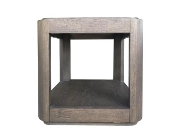 Rect End Table With Wood Top End tables Brown 8