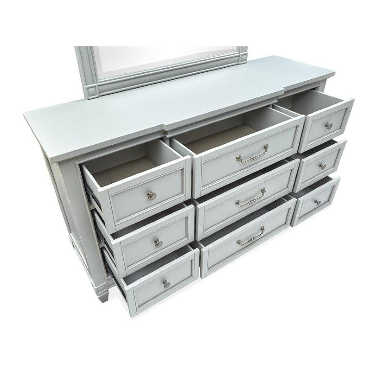 Glenbrook Landscape Mirror Bedroom Mirrors Gray 5