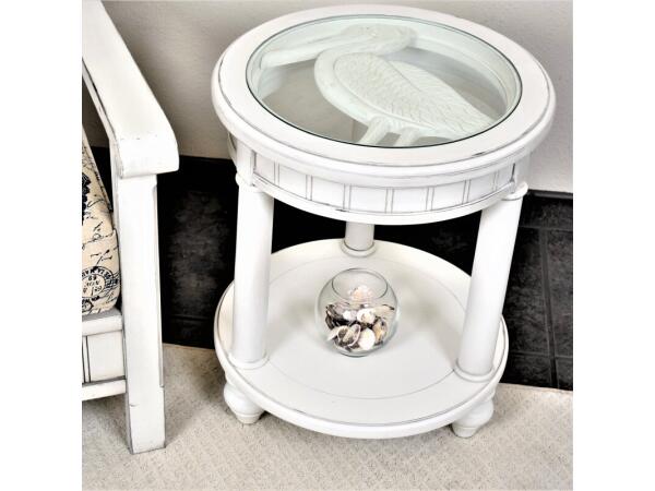Monaco Pelican Insert End tables End Tables