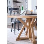 Complete Round Pedestal Table Natural Hickory TY656-030K - Image 4