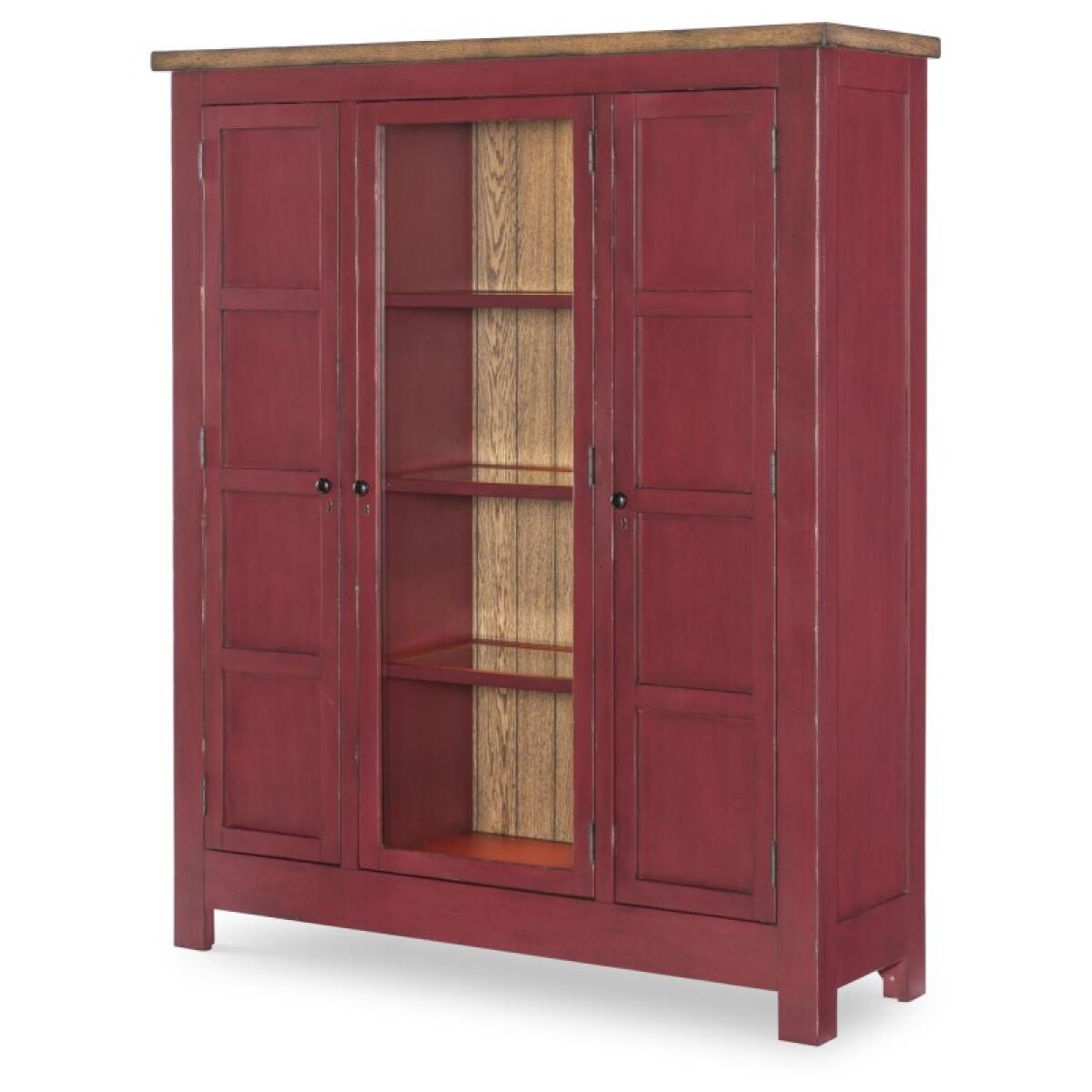 Pie Safe Dining Storage Barnwood Oak And Spiced Apple 7