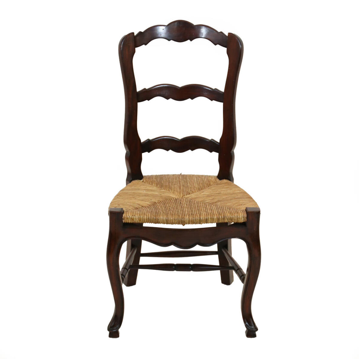 French Ladderback Side Chair Chairs & Benches Brown 5