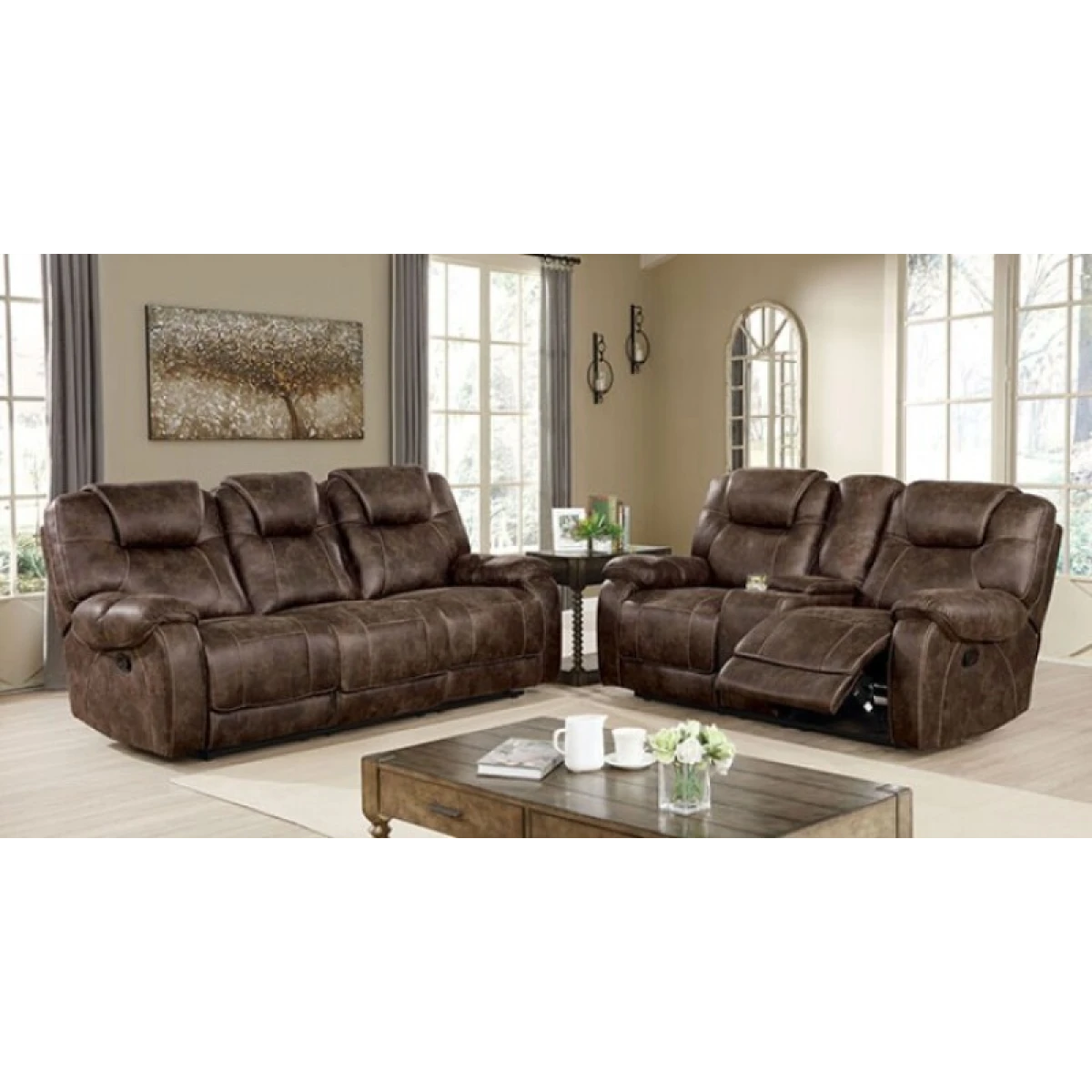 Kennedy Loveseat Loveseats Brown 5
