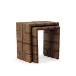 Fox Woven Nesting Tables Table Sets Brown 8