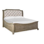 Complete King Sleigh Bed w/Shaped Footboard Beds Beds 6