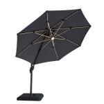 Fera 10 Ft Round Umbrella w/ LED Bulb + 37" Large Base - Image 3