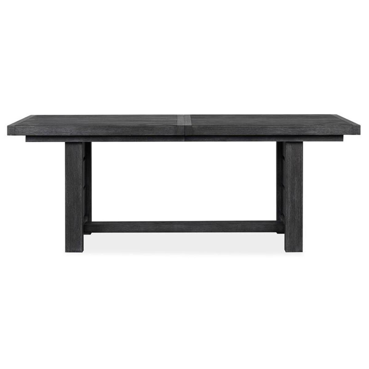 Plum Creek - Black Trestle Dining Table - Image 5
