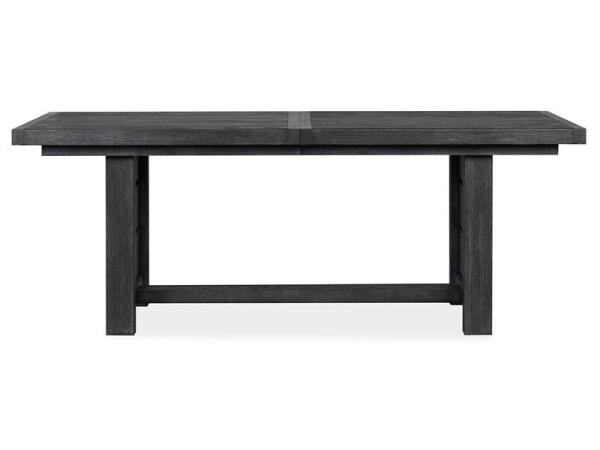 Plum Creek - Black Trestle Dining Table - Image 5