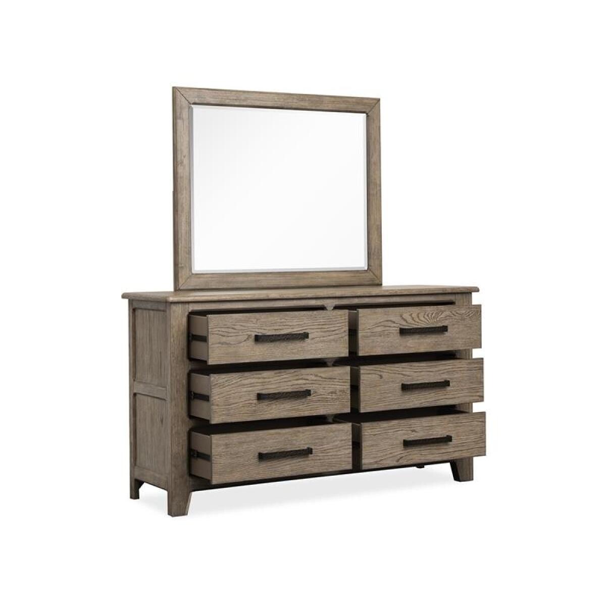 Claremont Double Drawer Dresser Dressers Brown 8