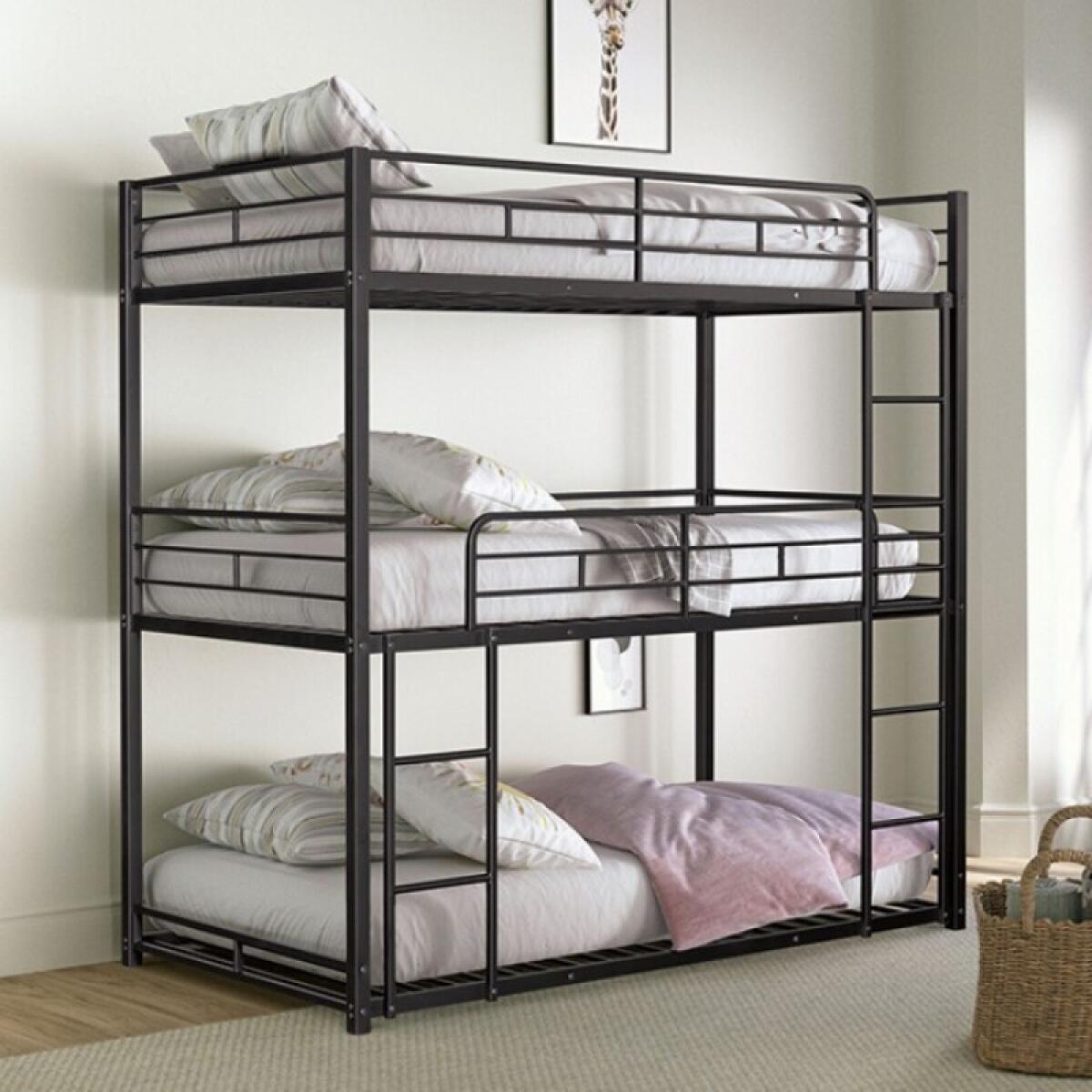 b18943bb6623d481fd1b7d3a3747a174 Felgu Triple Twin Metal Bunkbed - Image 1