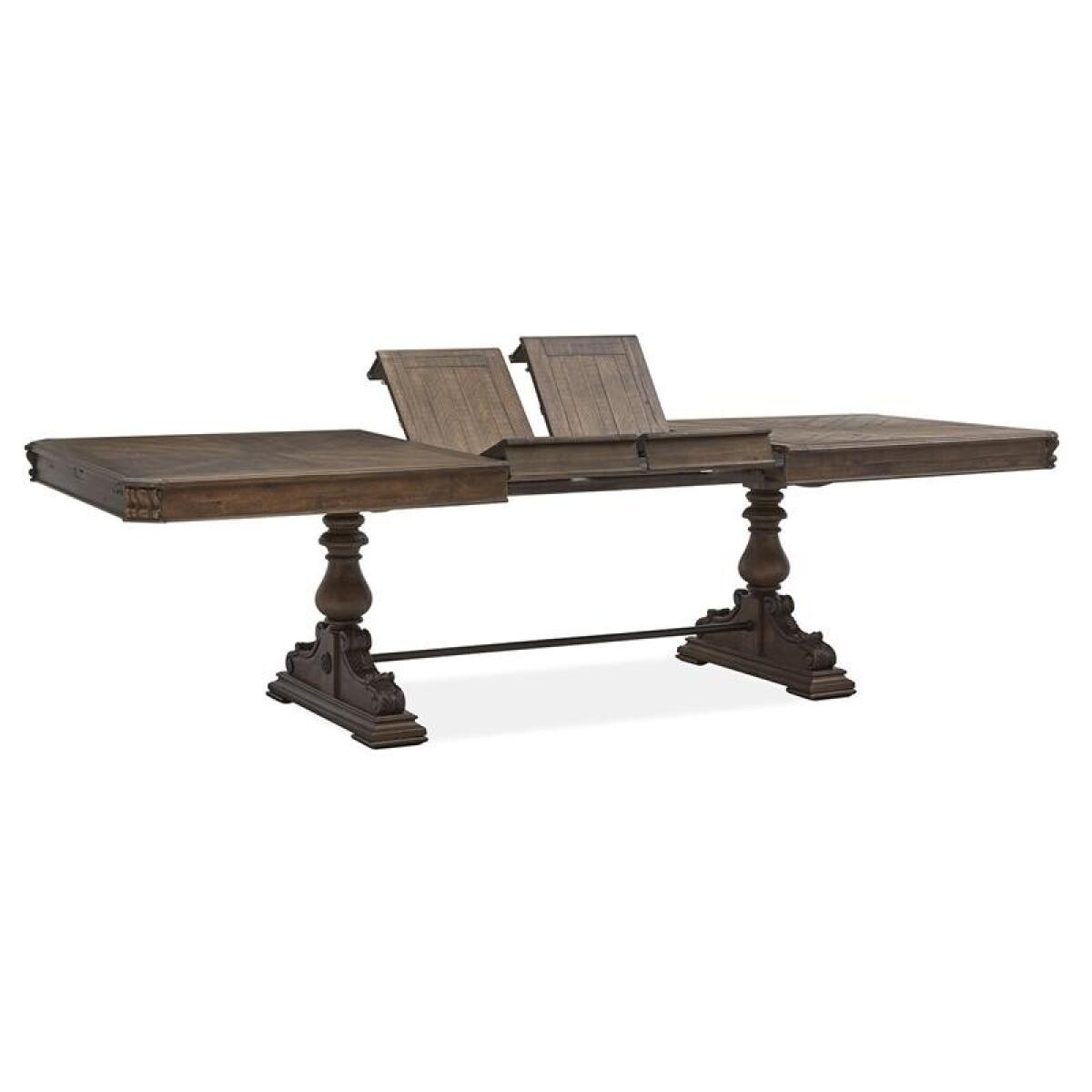 Durango Trestle Dining Table Dining Tables Brown 11