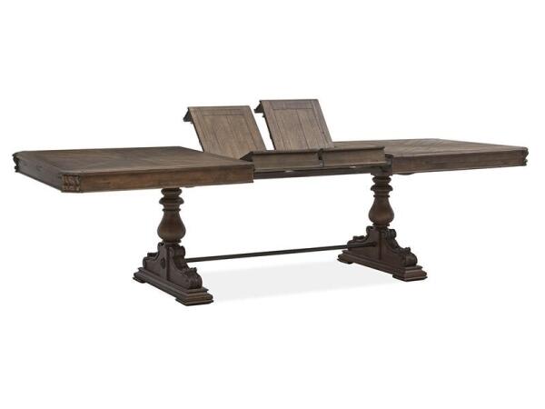 Durango Trestle Dining Table Dining Tables Brown 20