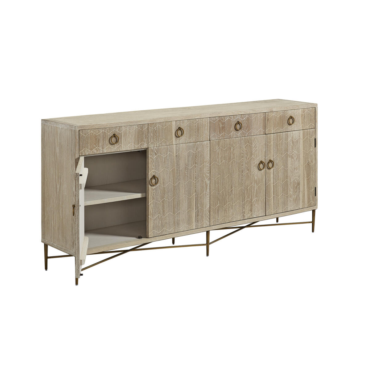 Emiko Four Drawer Server Accent Furniture Accent Furniture 5
